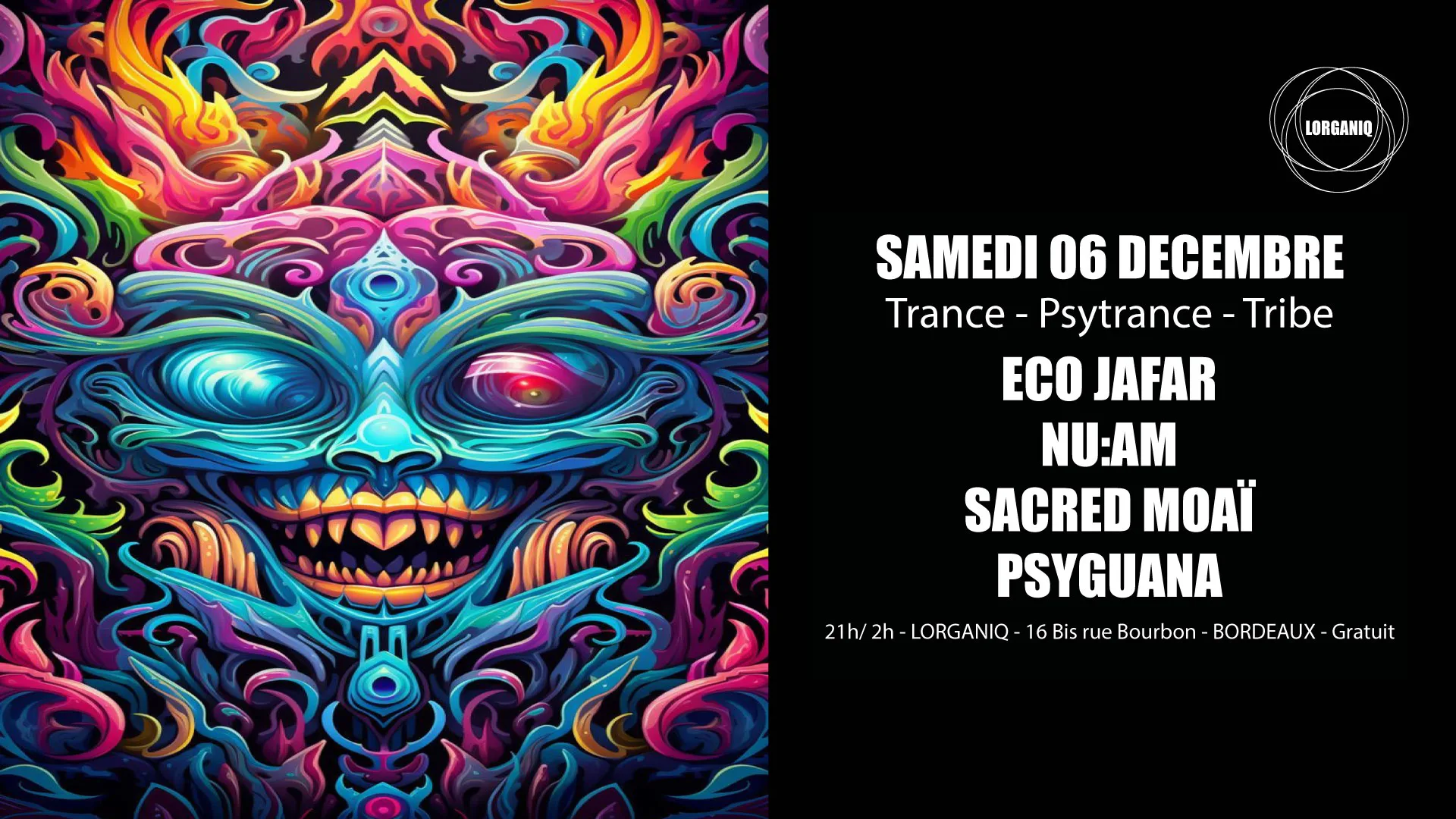 Before Trance W/ Eco Jafar / Nu:Am / Sacred Moaï & Psyguana