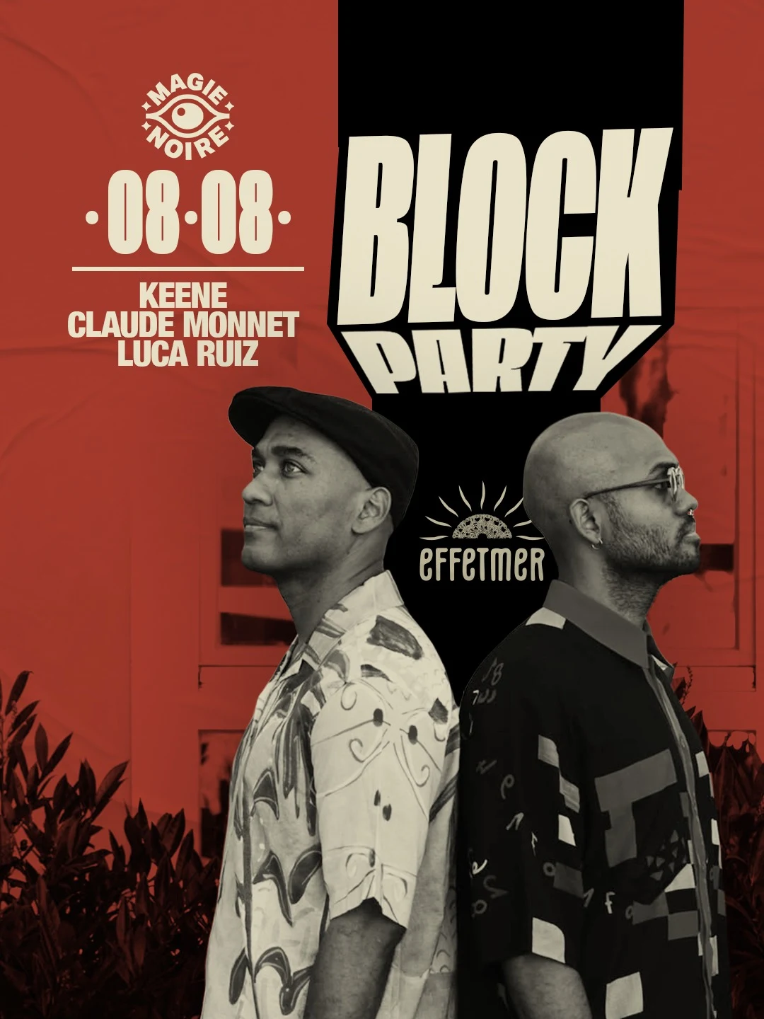 Block Party W/ Keene, Claude Monnet & Luca Ruiz