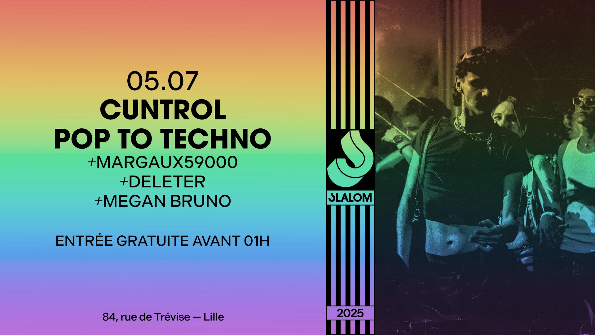 Slalom : Cuntrol — Pop To Techno [Gratuit Avt 01h]