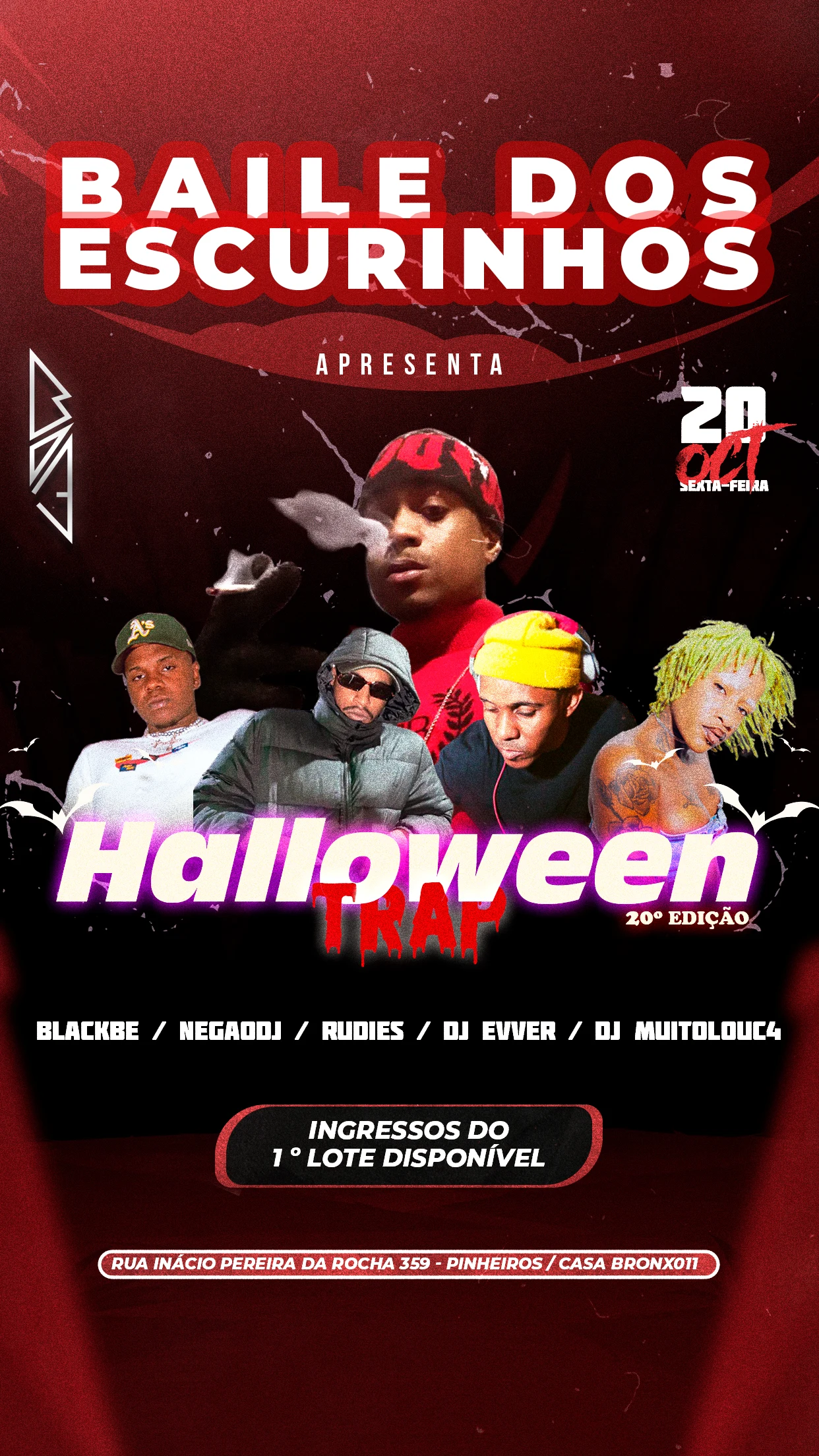 Baile Dos Escurinho Halloween Trap