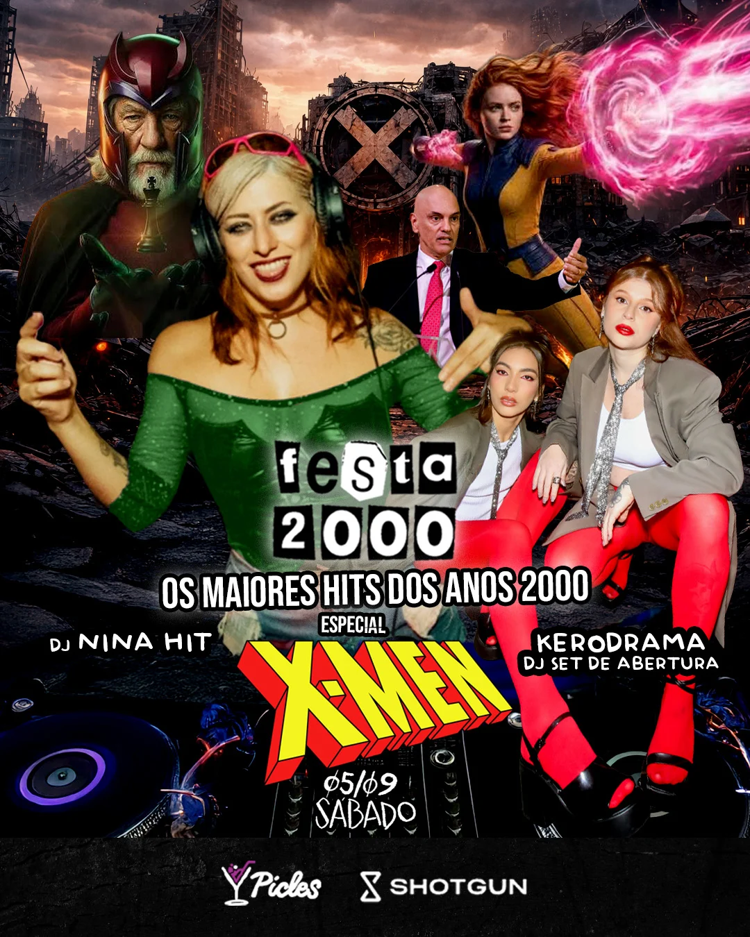 Festa 2000 Especial X-Men - Nina Hit + Kerodrama