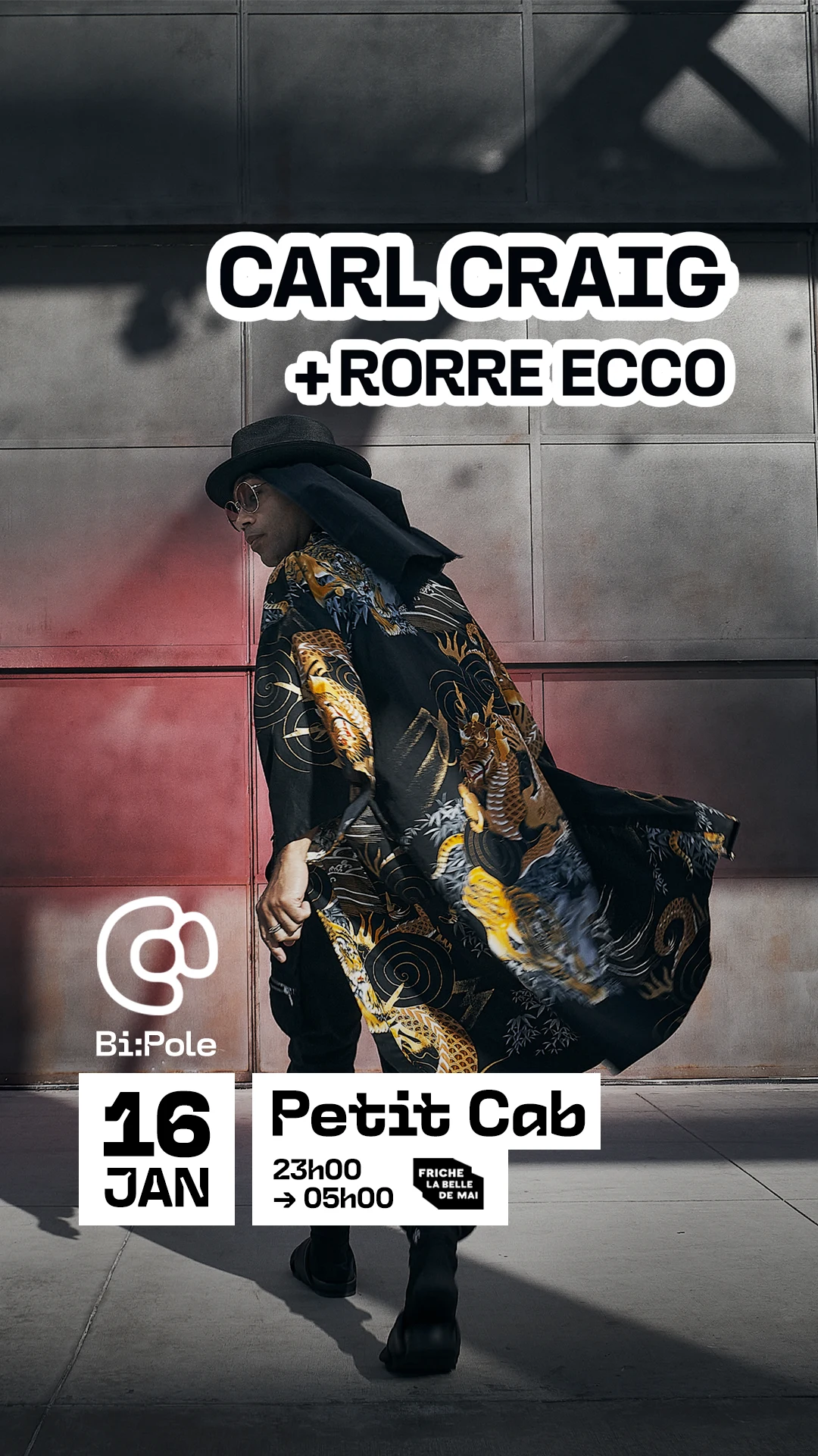 Carl Craig + Rorre Ecco @ Petit Cab, Marseille
