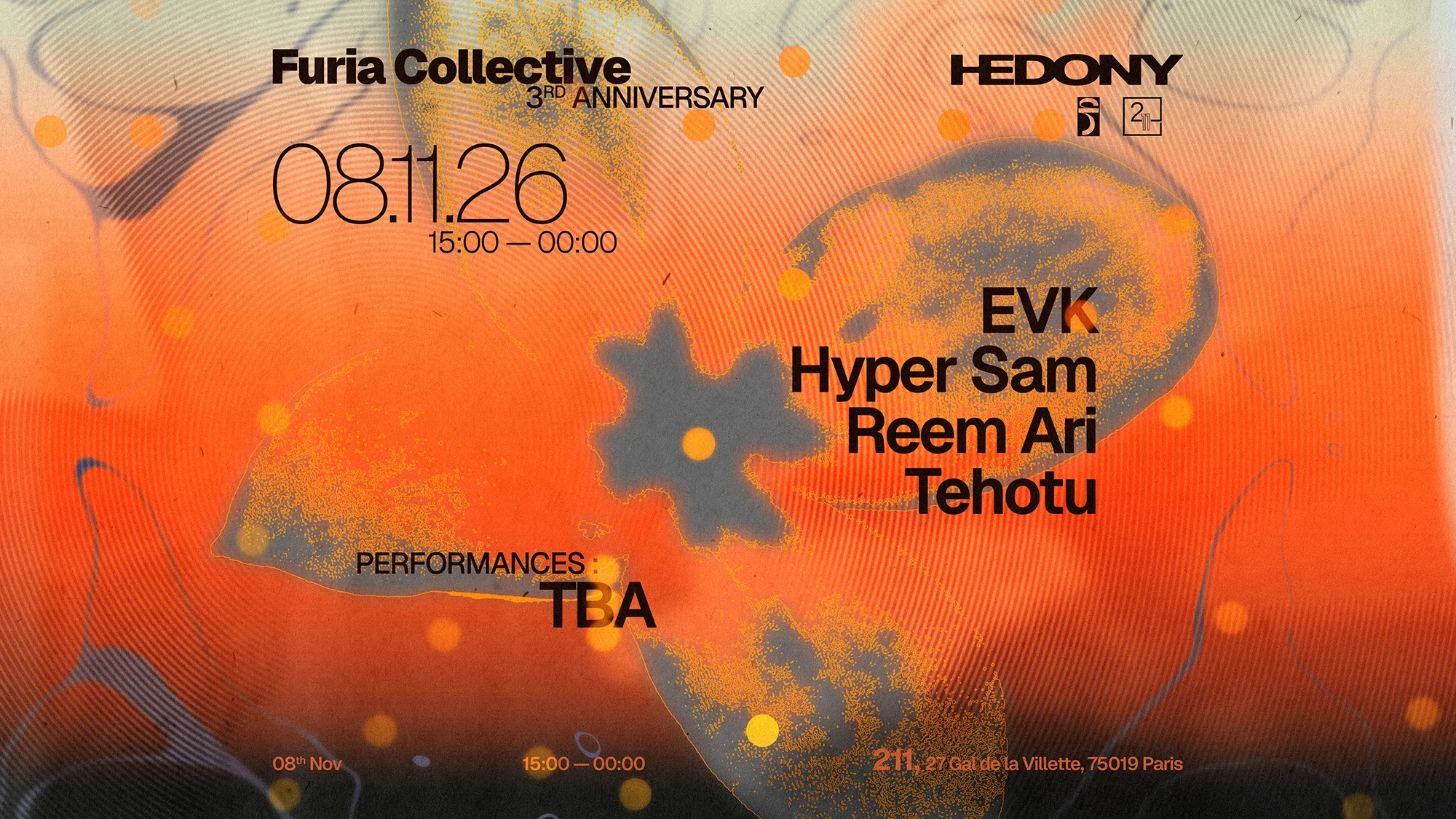 Hedony : 3rd Anniversary