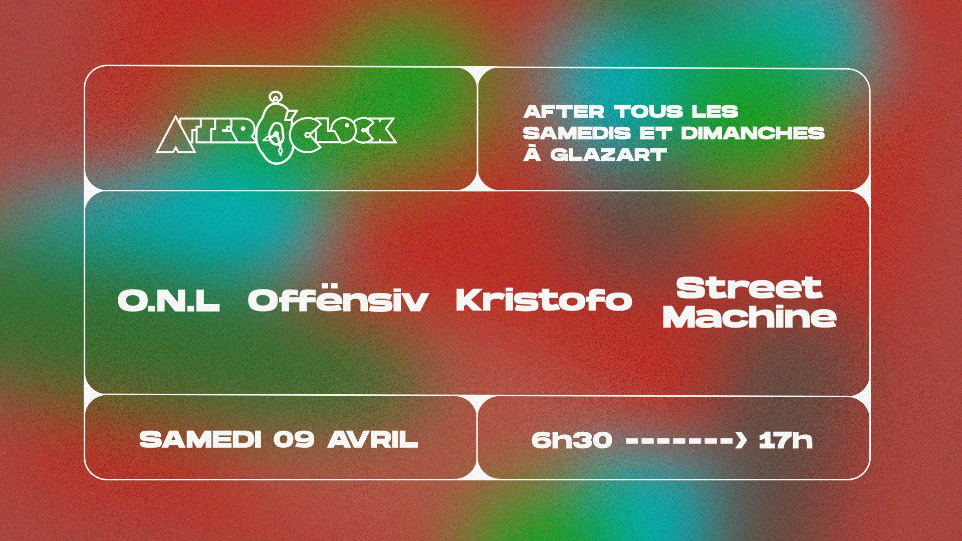 After O'clock : O.N.L, Offënsiv, Kristofo, Street Machine