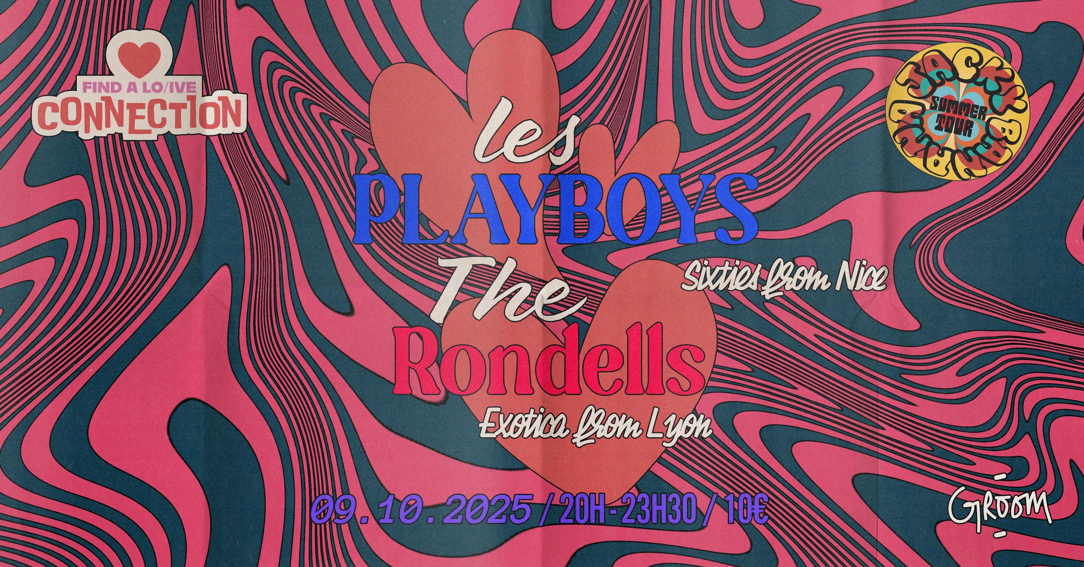 Concert : Les Playboys + The Rondells