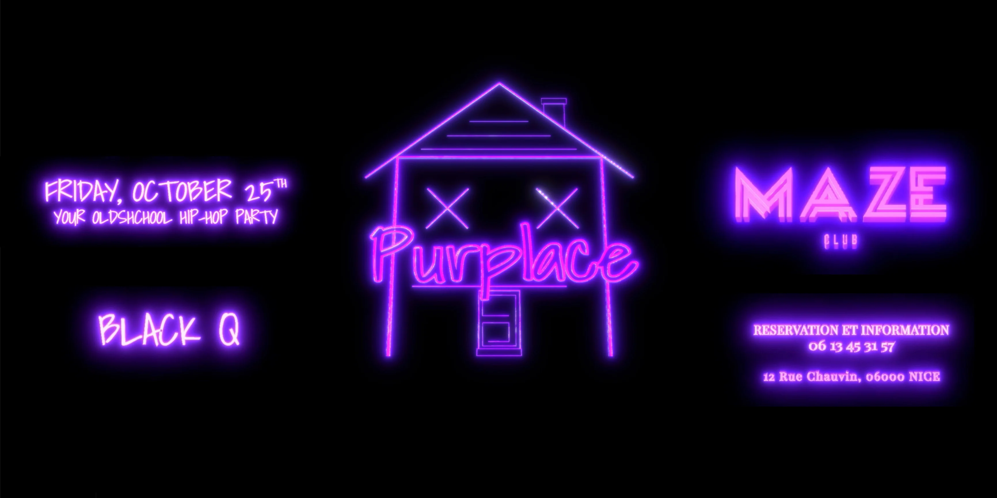Purplace X Maze Club - 25.10 - Hip-Hop Old School