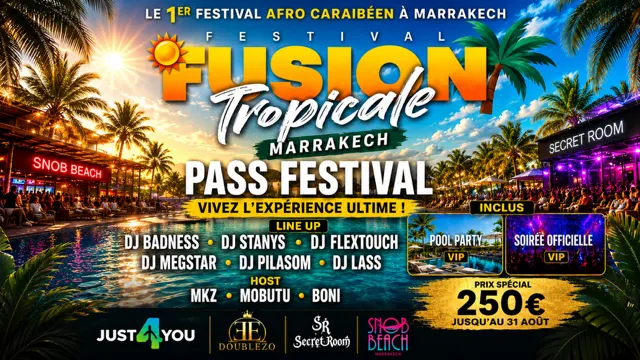 Fusion Tropical Festival Marrakech 2026