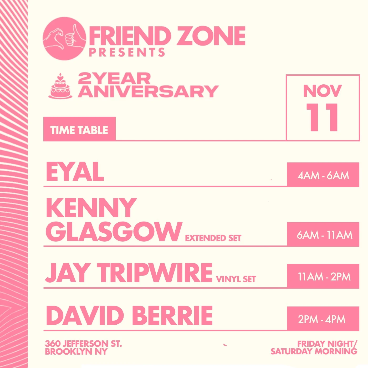 Friend Zone 2 Year Anniversary/Kenny Glasgow/Jay T /David B