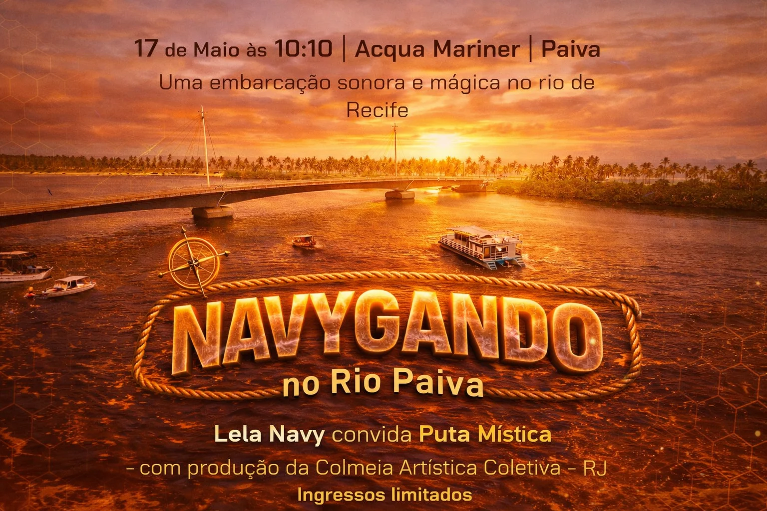 Navygando No Rio Paiva-Pe | Lela Navy & Puta Mística-Rj