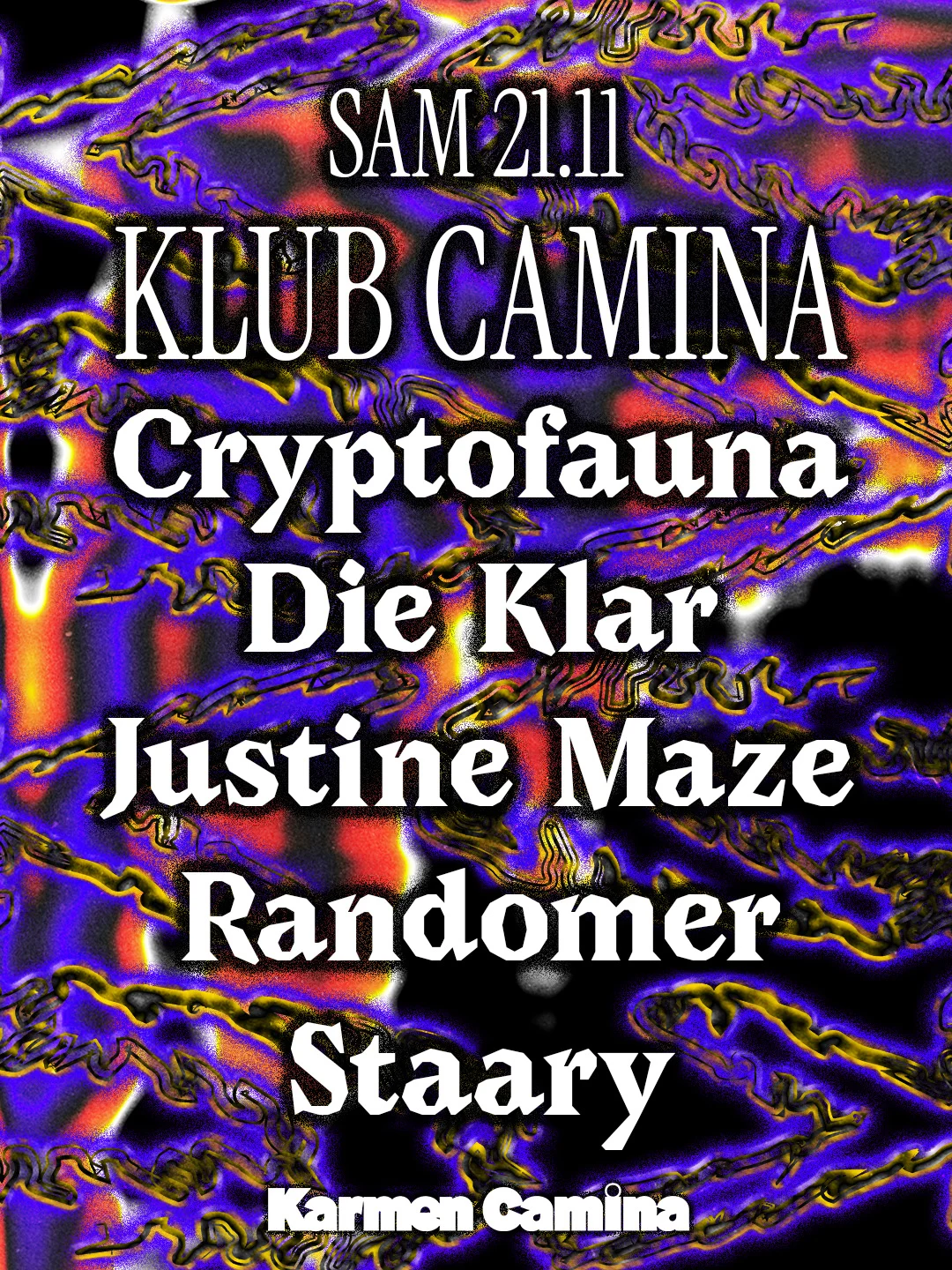 Klub Camina [Cryptofauna, Die Klar, Randomer &+ ]