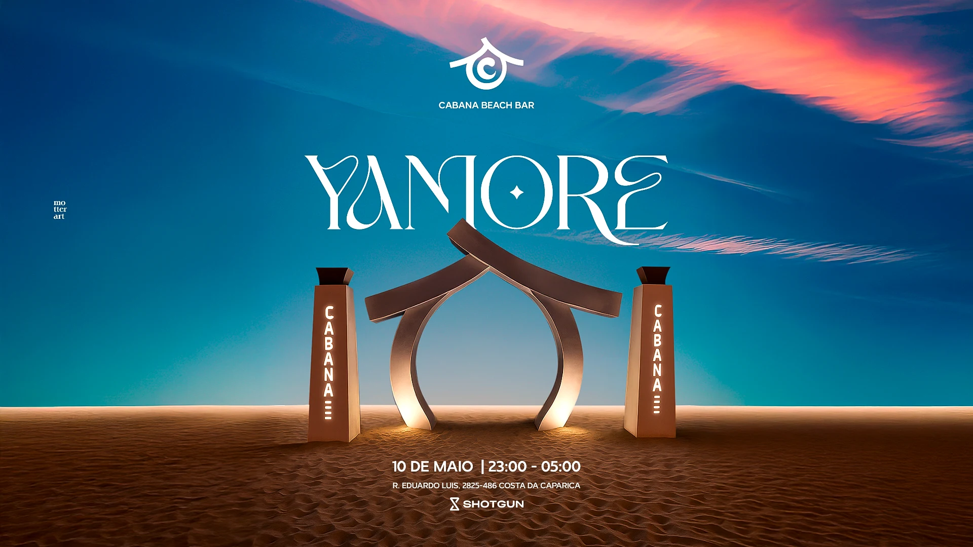 Yamore Invite Danidane (Fr) At Cabana Beach Bar | 10th May