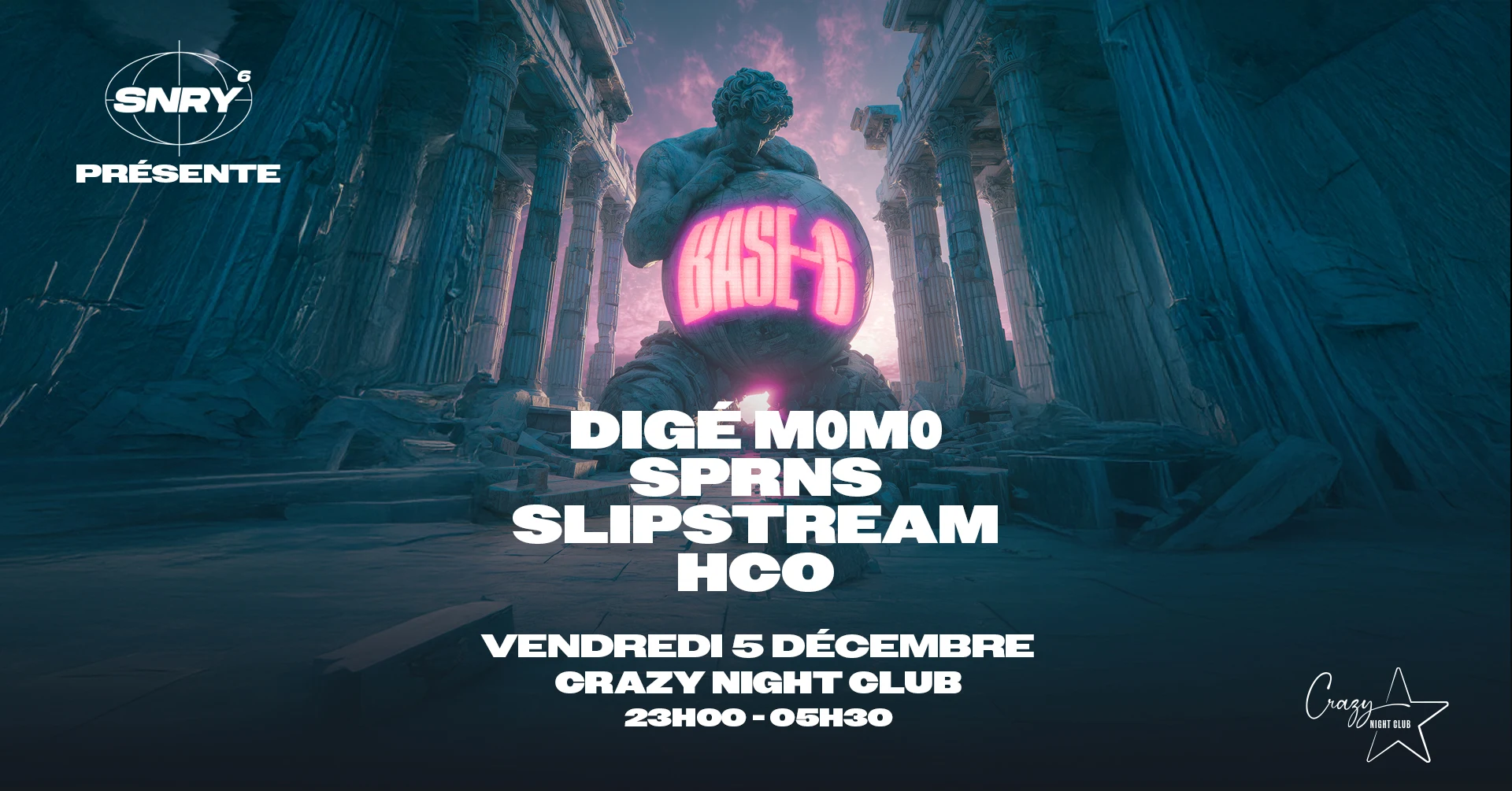 Senary Présente Base-6 W/ Digé M0m0, Sprns, Hco, Slipstream