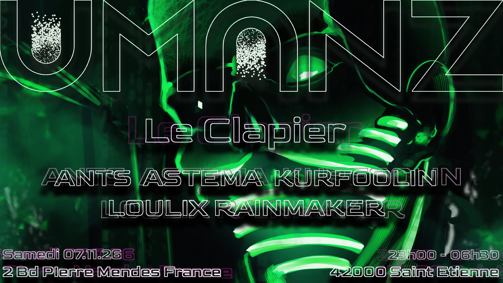 Umanz : Ants, Astema, Kurfoolin, Loulix, Rainmaker