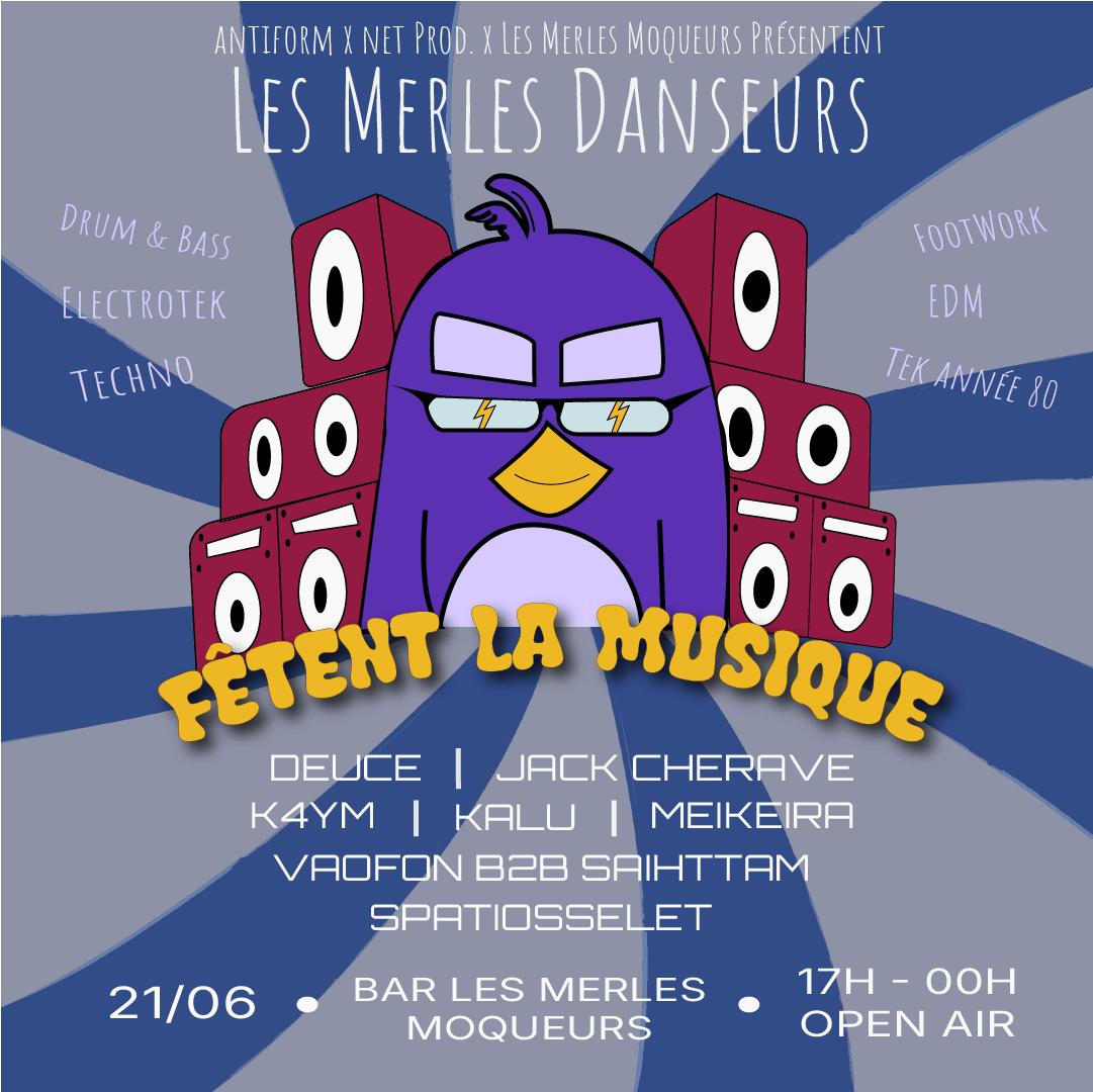 Antiform X Net Fêtent La Musique