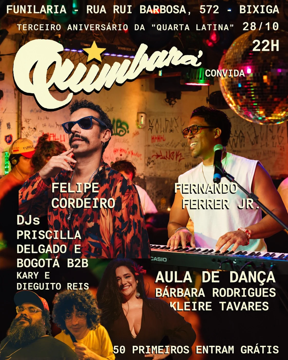 Quarta Latina Com Banda Quimbará Na Funilaria -28/10