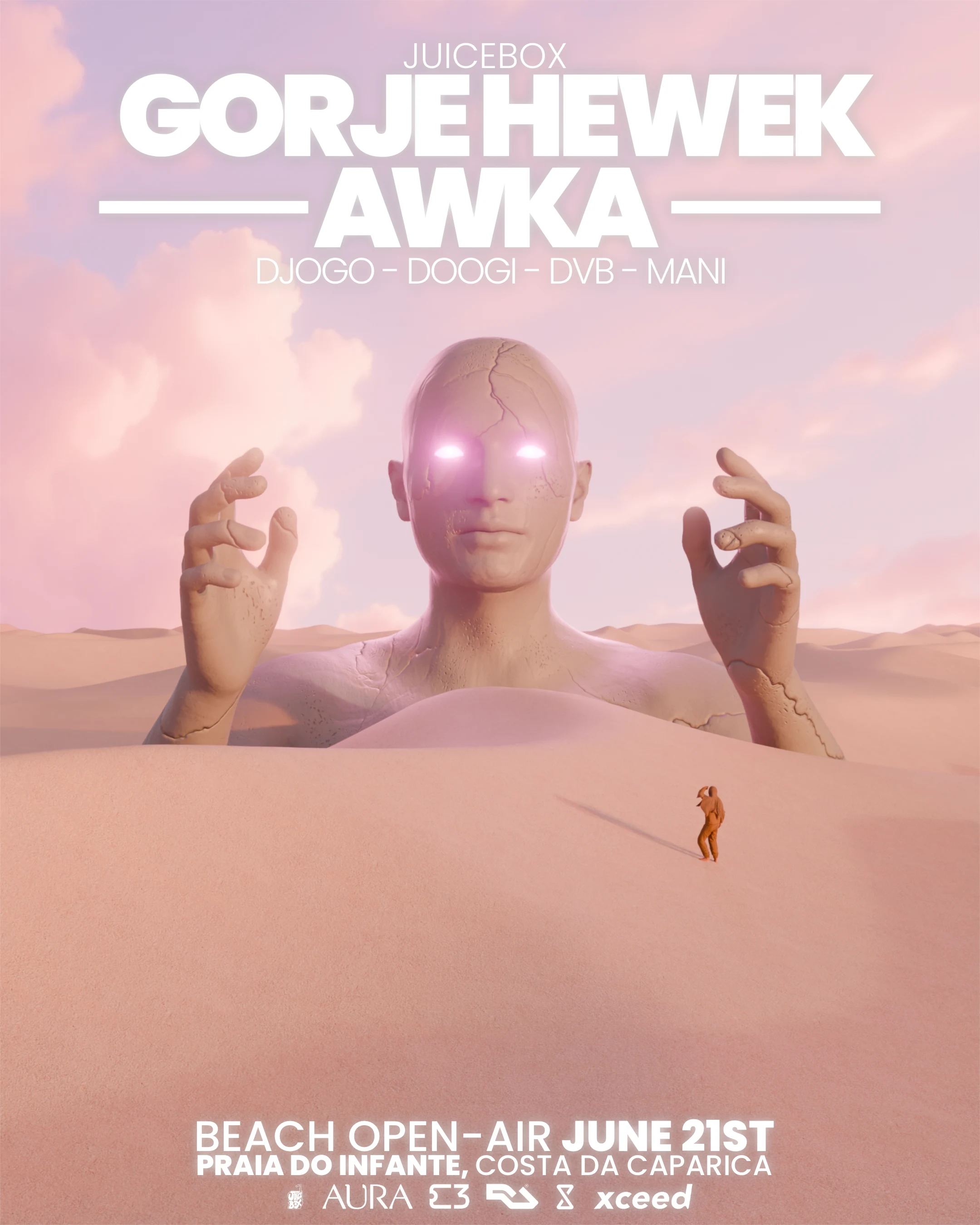 Juicebox Beach Open-Air - Gorje Hewek & Awka @Aura Caparica