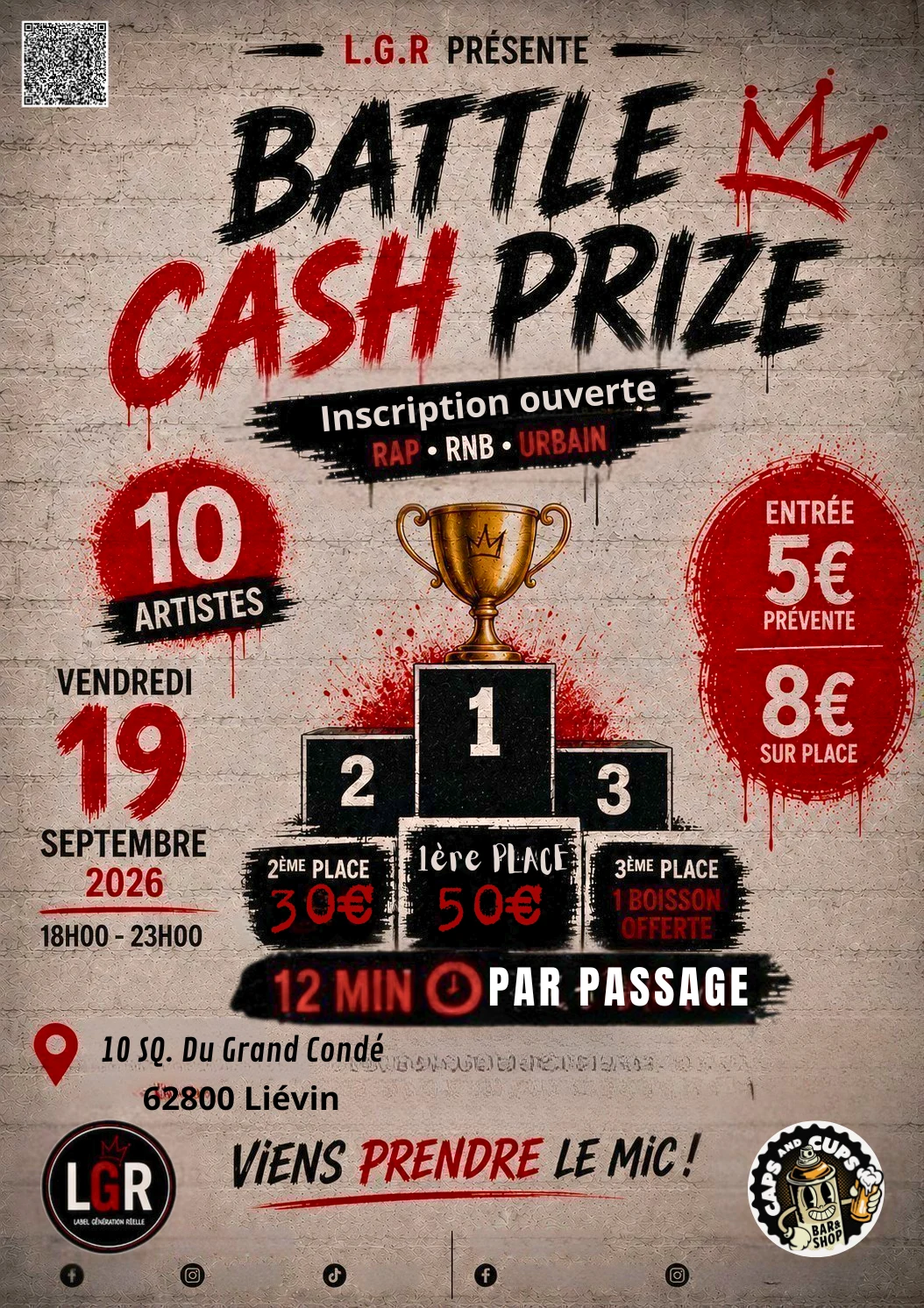 Battle Rap Cash Prize