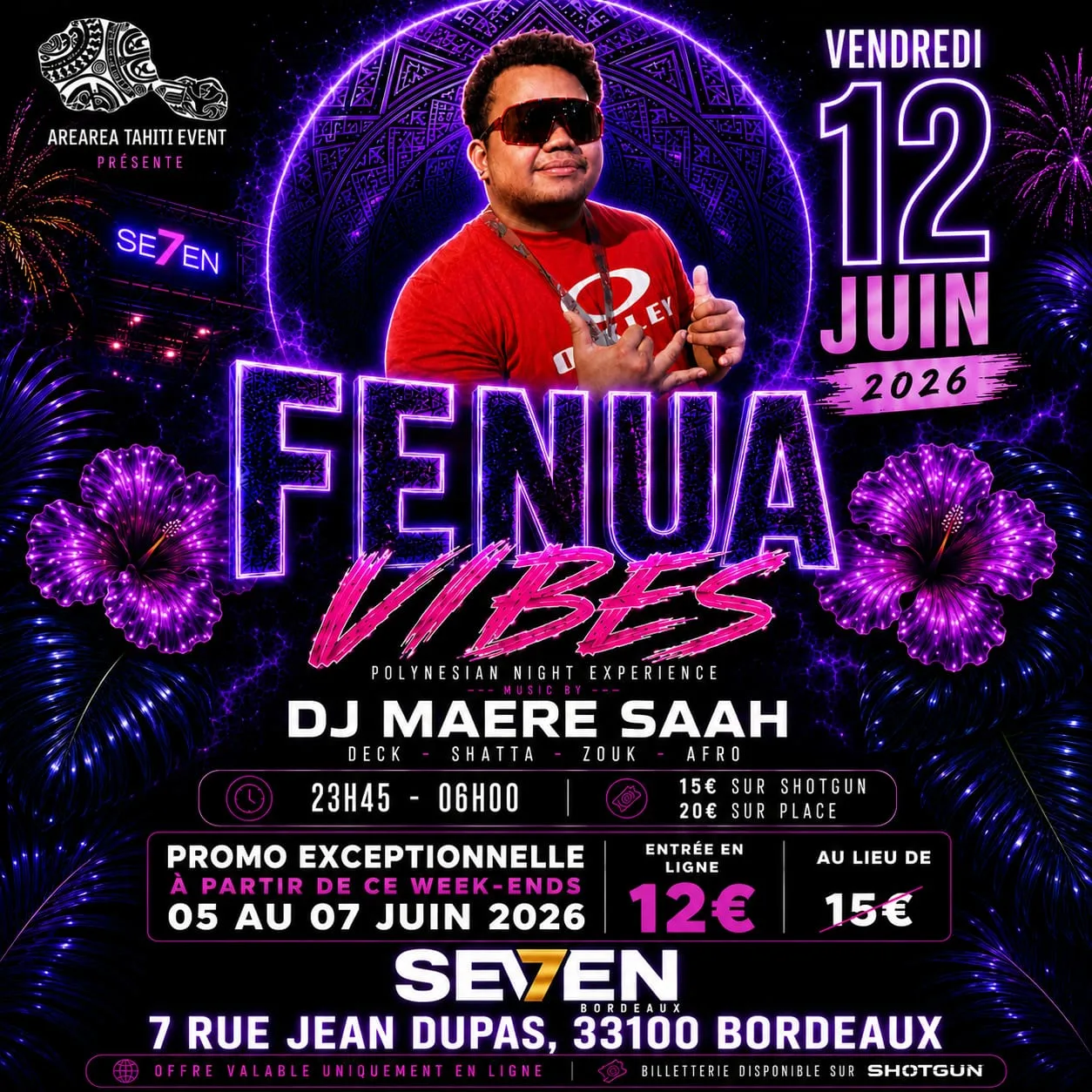 Fenua Vibes Dj Maere Saah X Arearea Tahiti Event