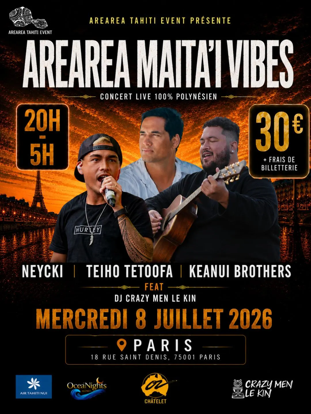 Arearea Maitai Vibes X Teiho X Neycki  X Keanui X Crazymen