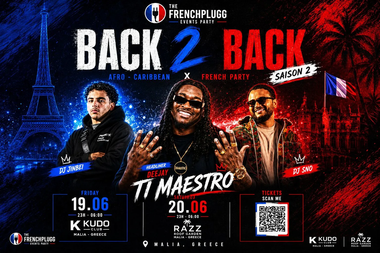 Afrocaribbean X French Party