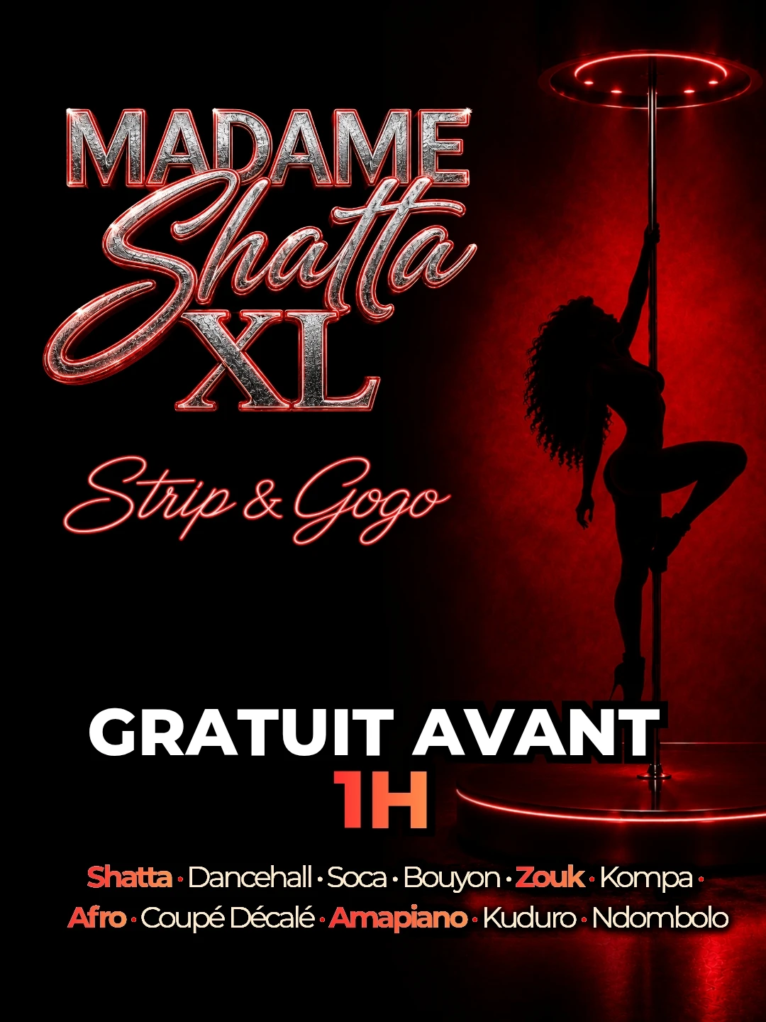 Madame Shatta XL : Strip & Gogo