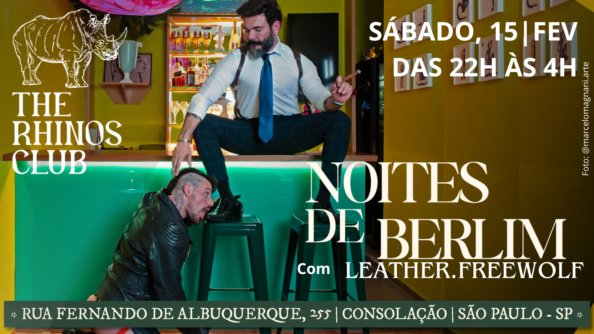 Noites De Berlim - 15/02 - The Rhinos Club