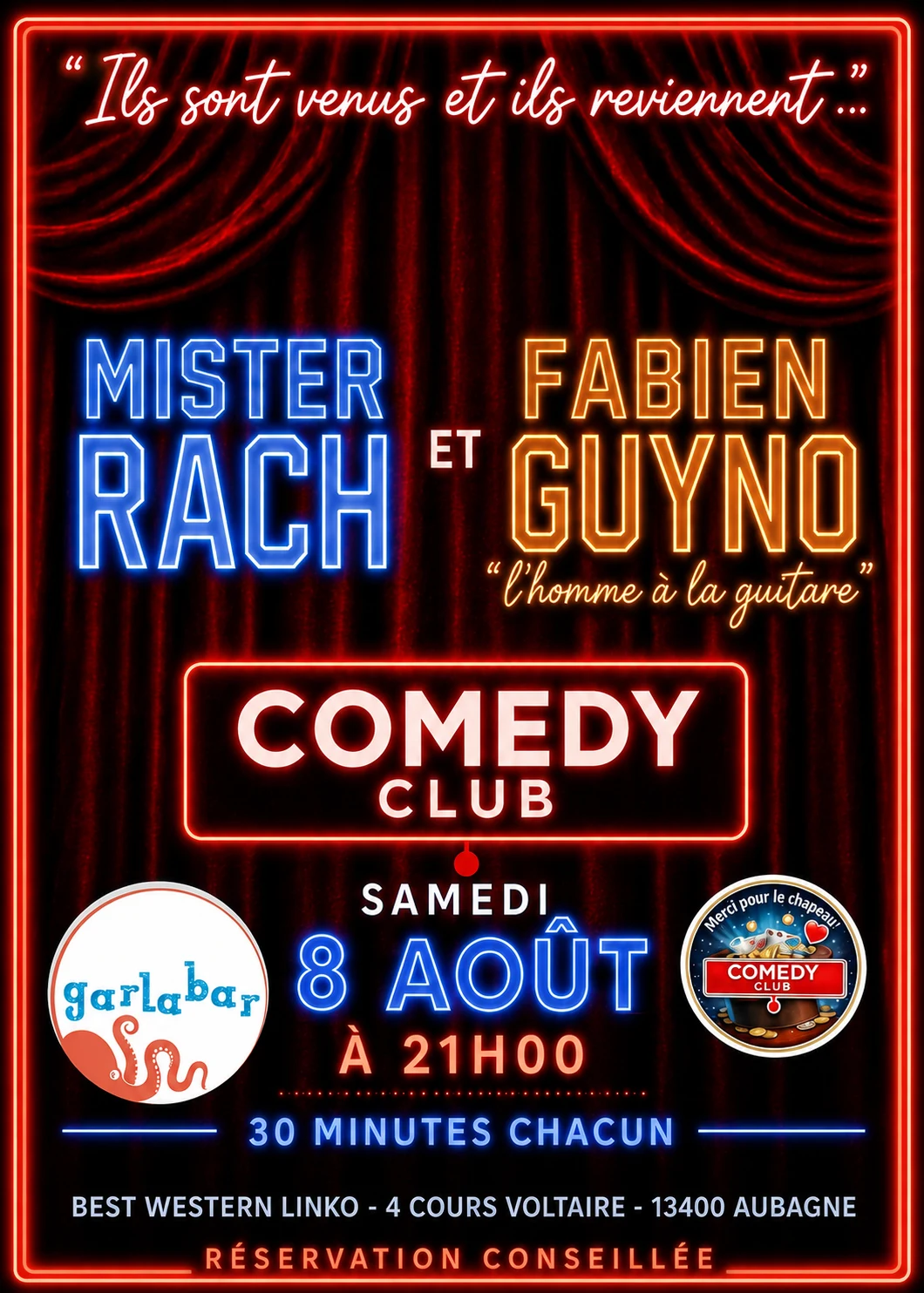 Garlabar Exceptionnelle Mister Rach & Fab…
