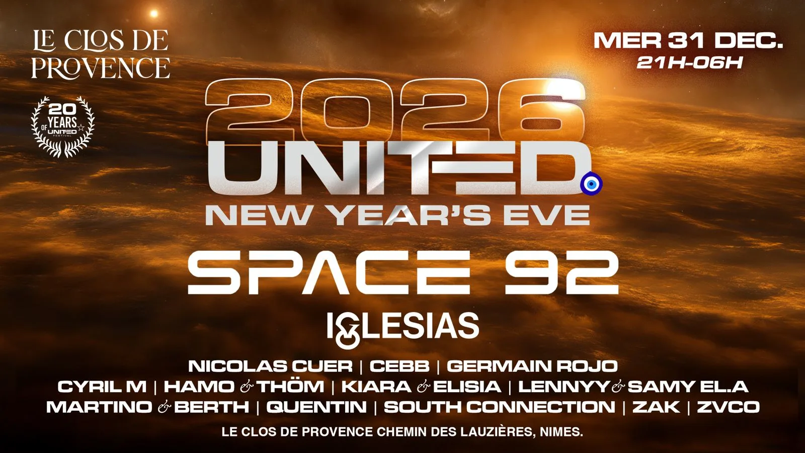 United Nye 2026 X Space 92