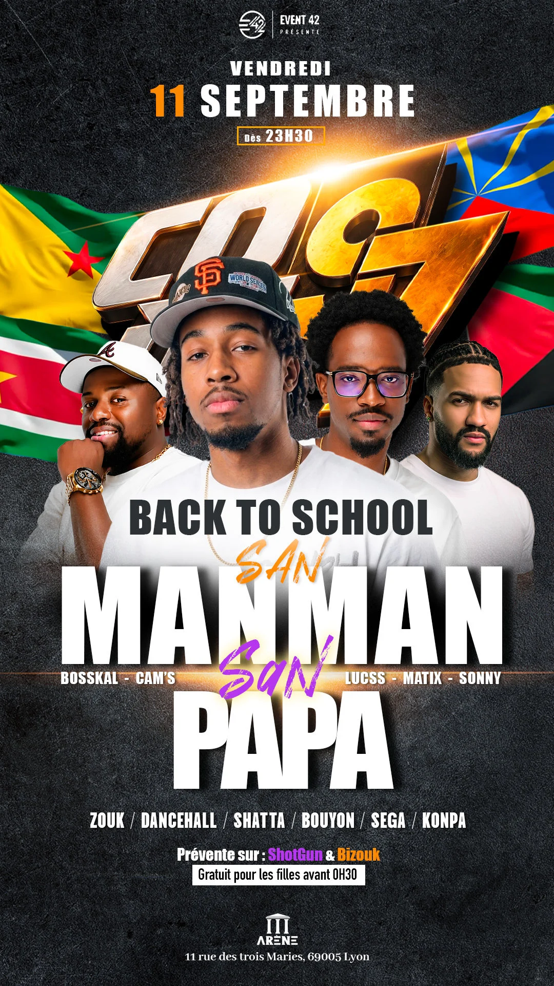 Code 97 Back To School " San Manman San Papa "