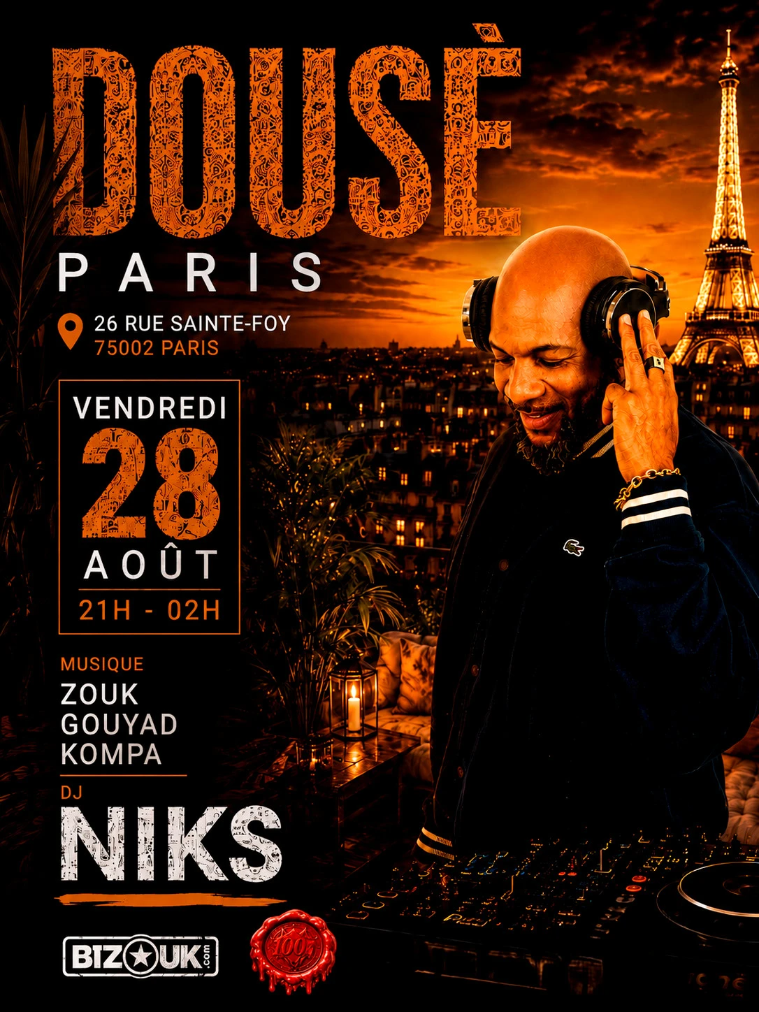 Dousè Paris • Dj Niks • Zouk Kompa Gouyad