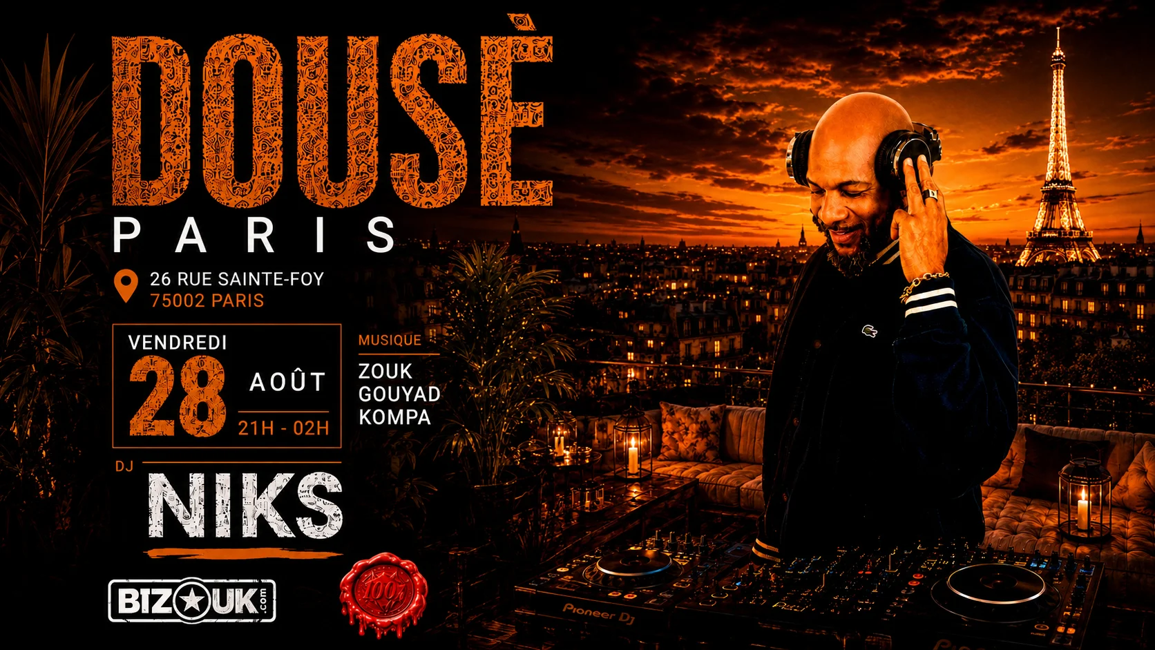 Dousè Paris • Dj Niks • Zouk Kompa Gouyad