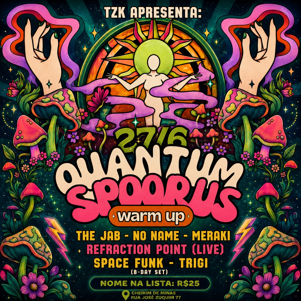 Tzolkin+Warmup Quantum E Spoorus Gathering