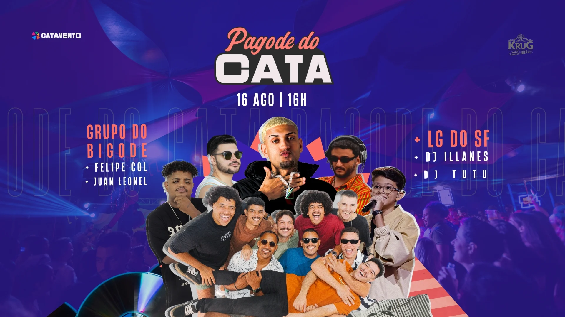 Pagode Do Cata - Dj Lg Do Sf - Grupo Do Bigode - 16.08