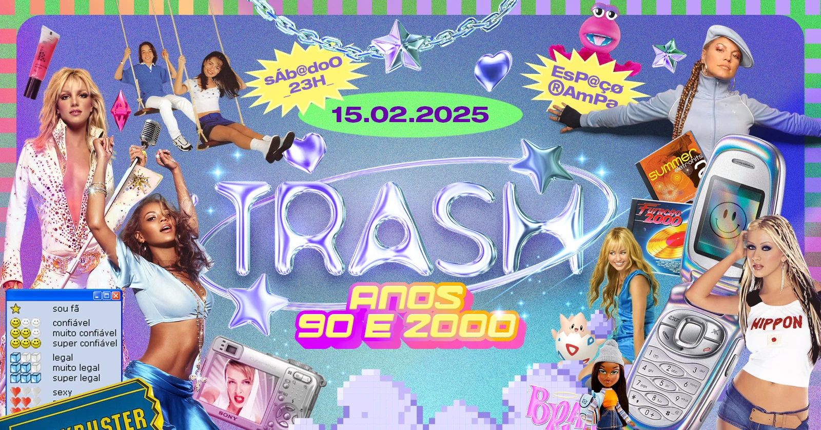 Festa Trash Anos 90 & 2000 | 15/02