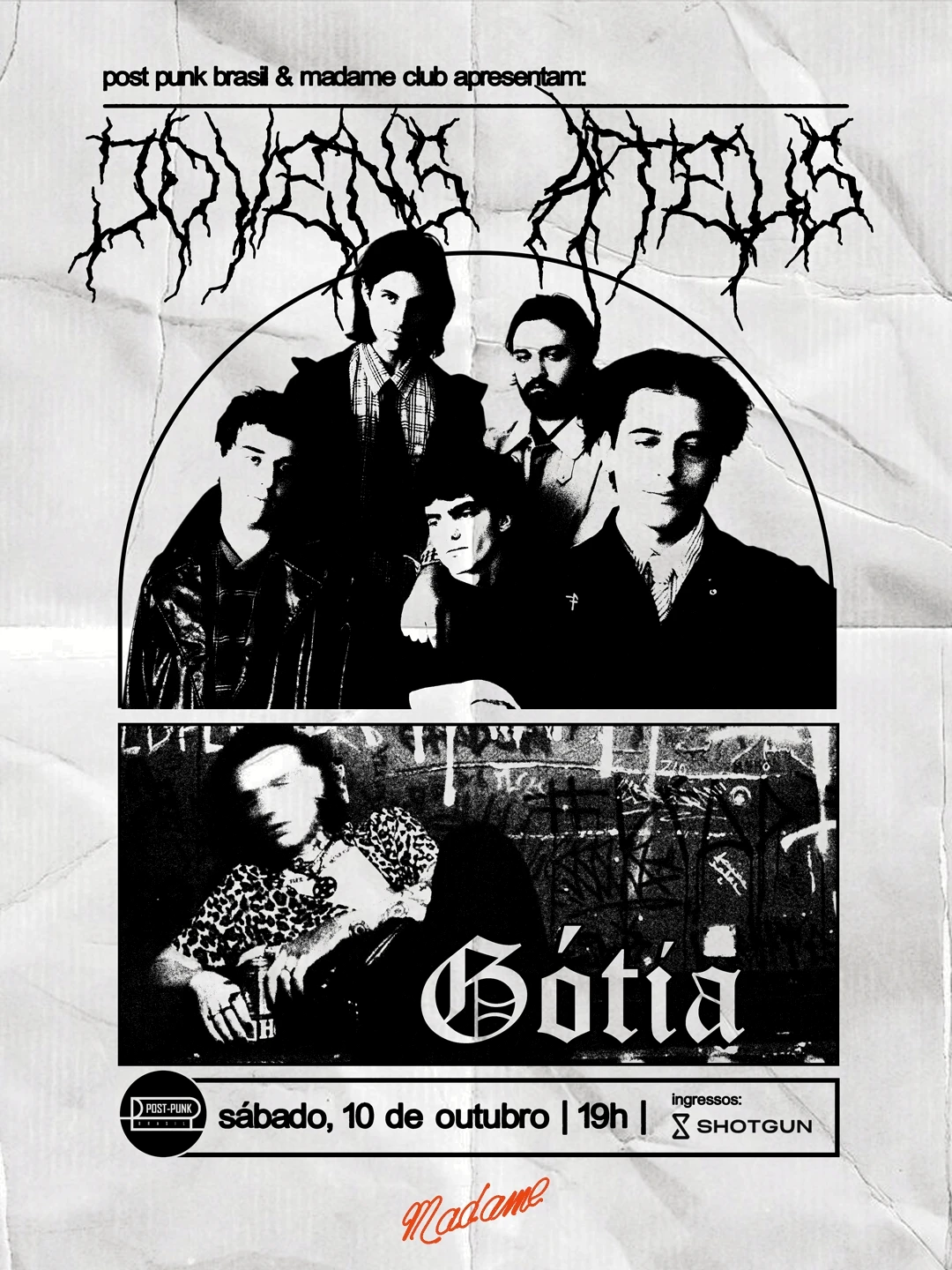 Post-Punk Brasil: Jovens Ateus + Gótia