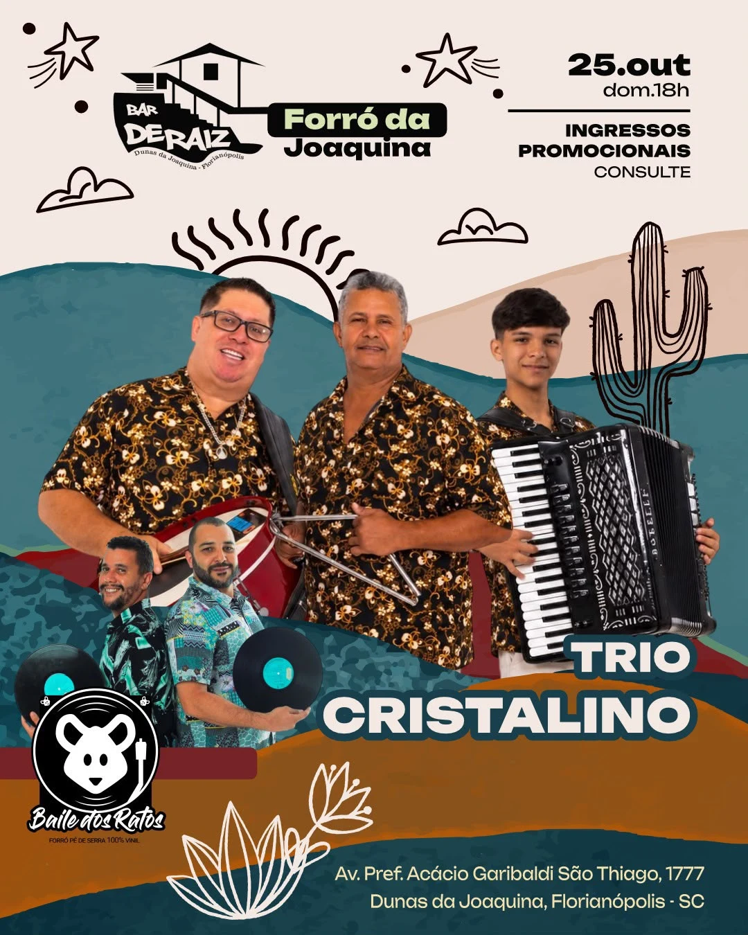 Forró Da Joaquina Com Trio Cristalino E Baile Dos Ratos
