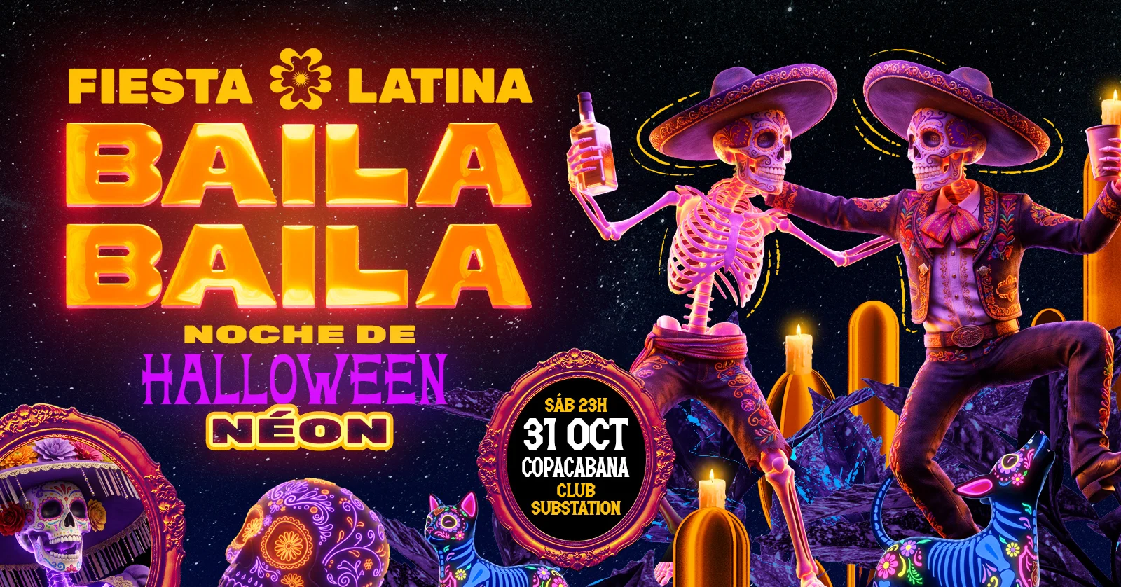 Fiesta Latina Baila Baila | Halloween De Reggaeton 31 Oct