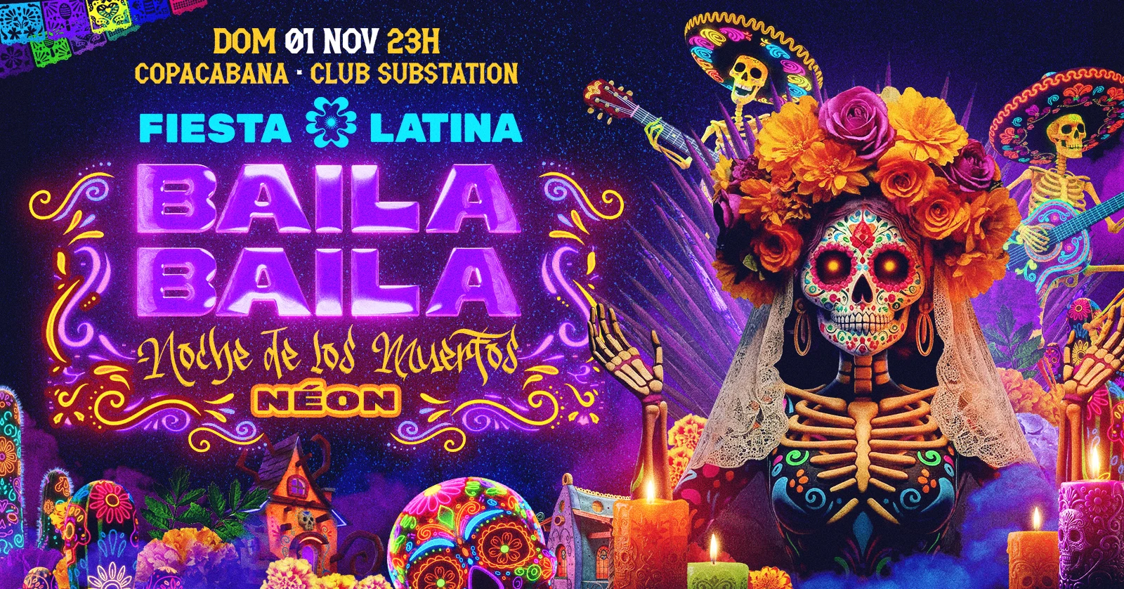 Fiesta Latina Baila Baila | Halloween De Reggaeton 01 Nov