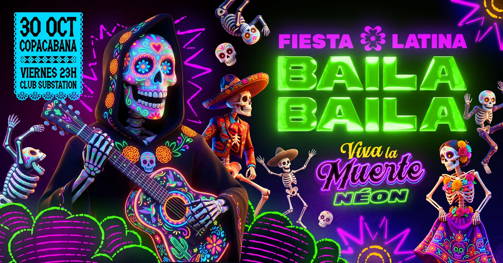 Fiesta Latina Baila Baila | Halloween De Reggaeton 30 Oct