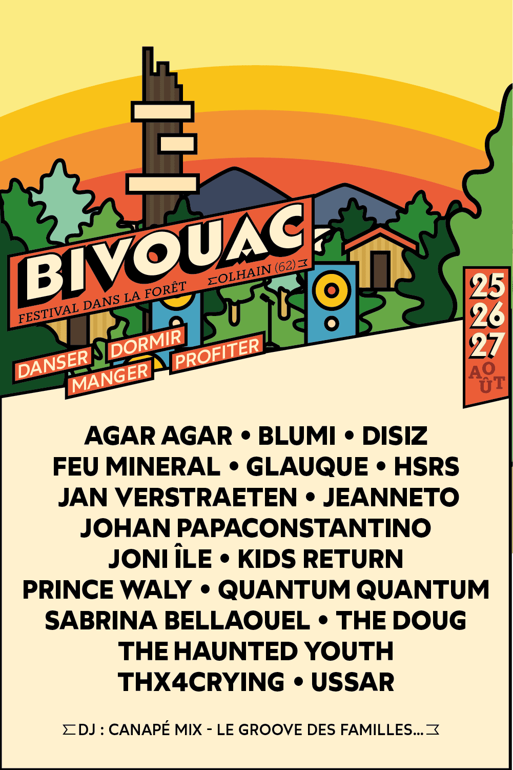 Bivouac Festival • Parc D'olhain (62) • Disiz, Agar Agar...