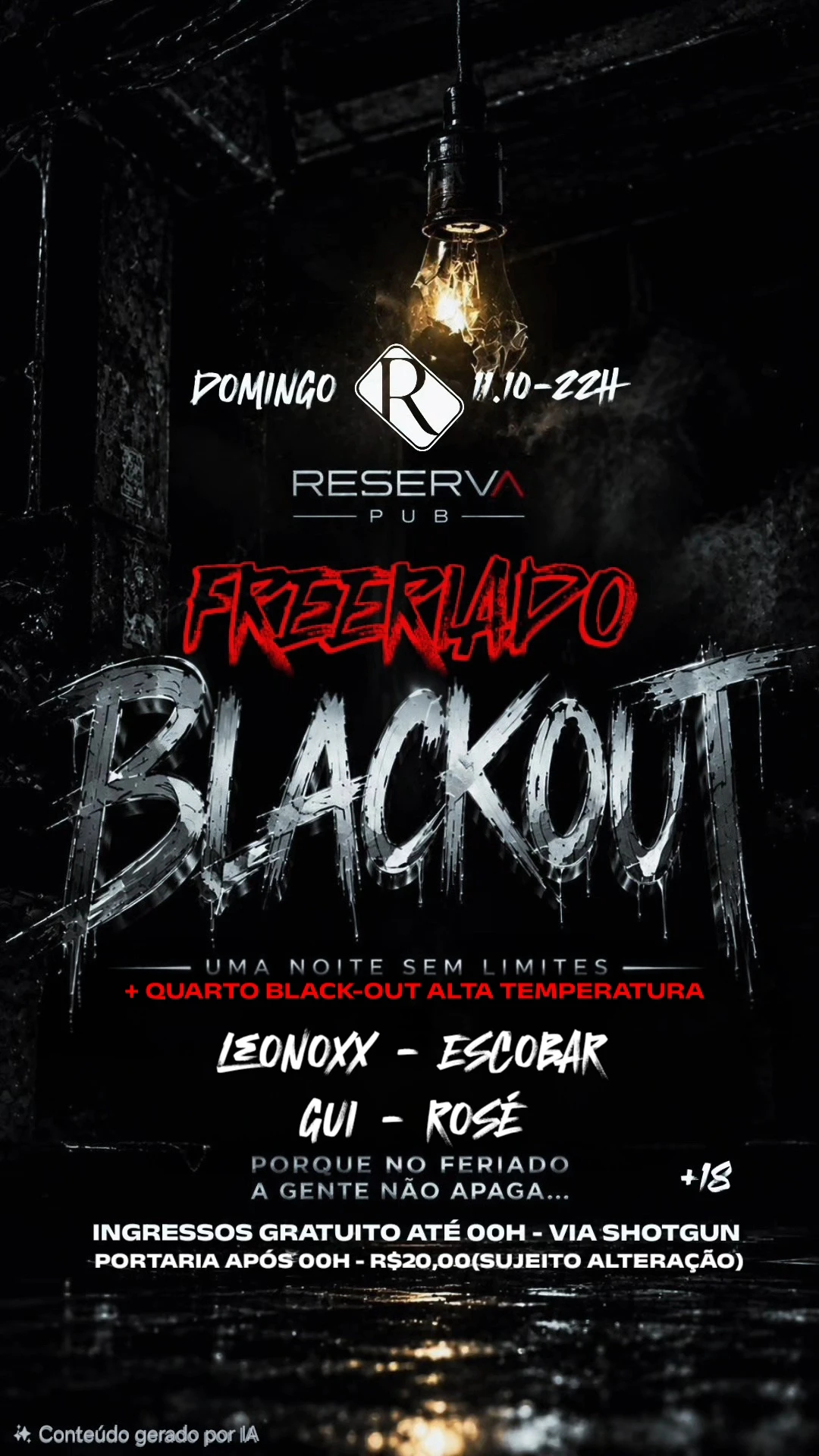 Freeriado Black-Out