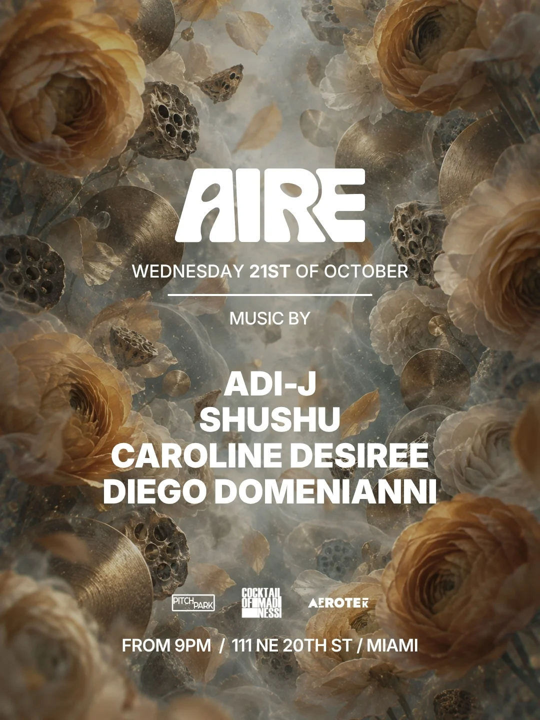 Adi J, Shushu, Caroline Desiree, Diego Domenianni