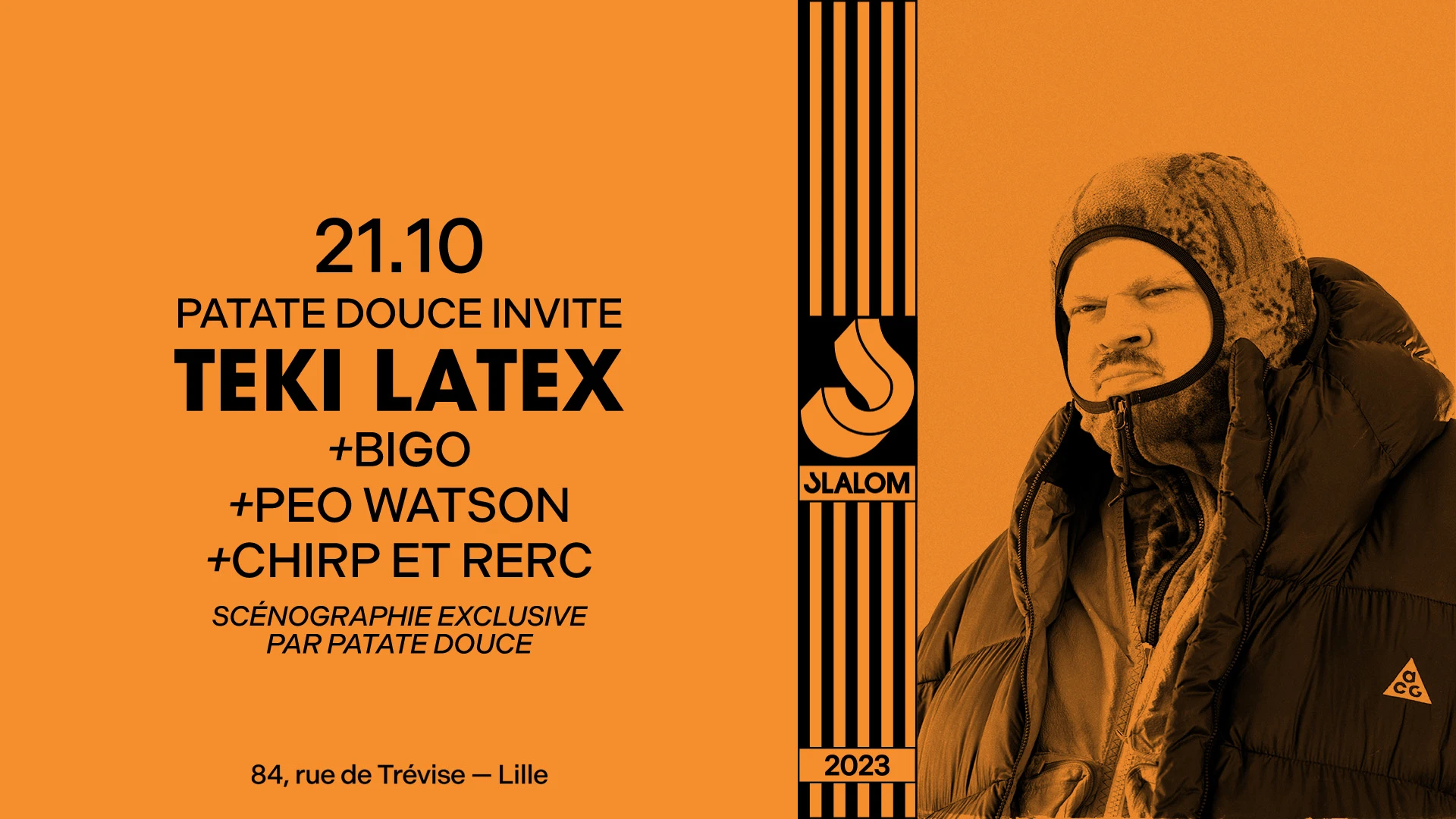 Slalom : Patate Douce Invite Teki Latex • Peo Watson • Bigo