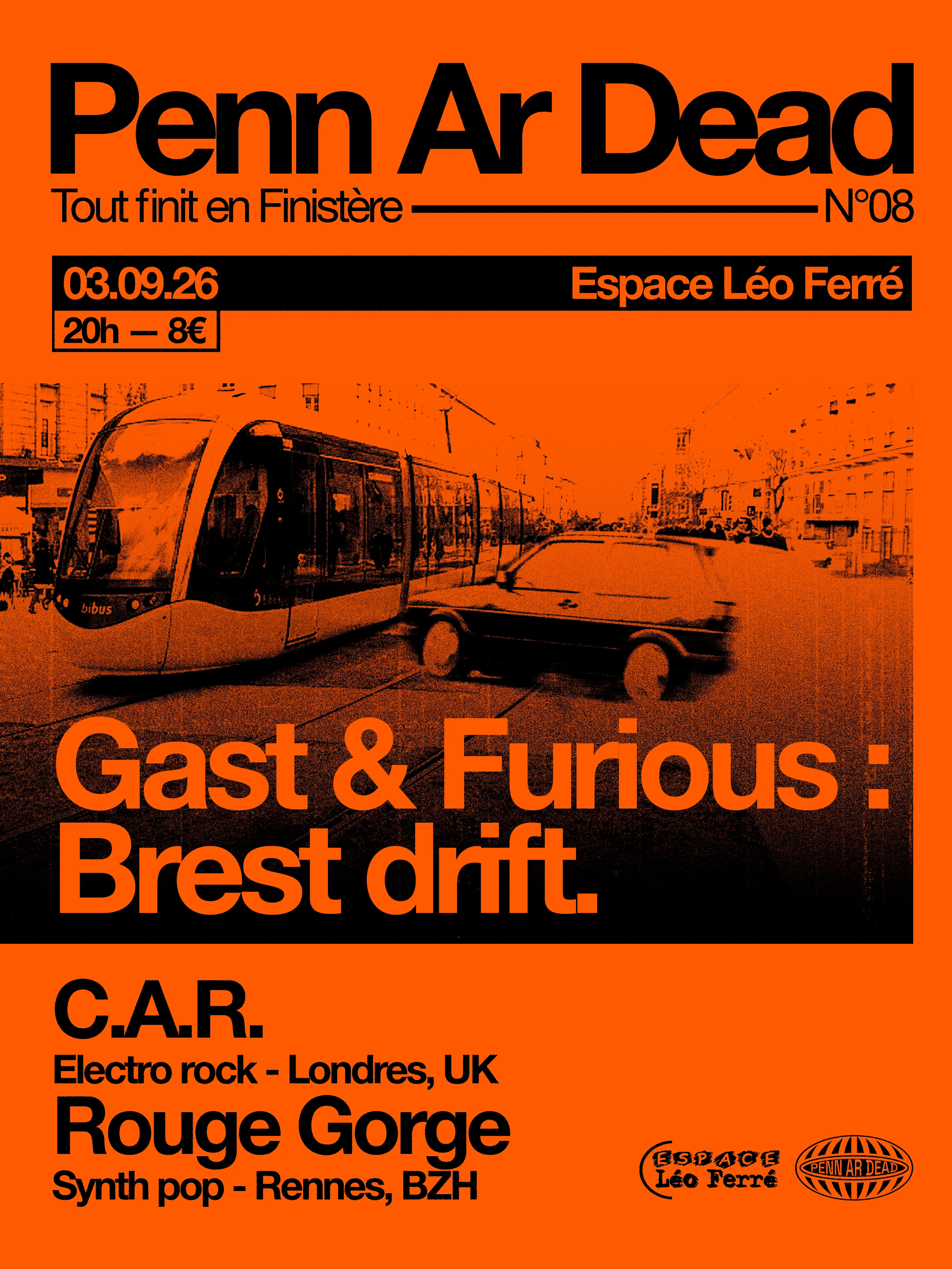 Gast & Furious : C.A.R + Rouge Gorge - Espace Léo Ferré