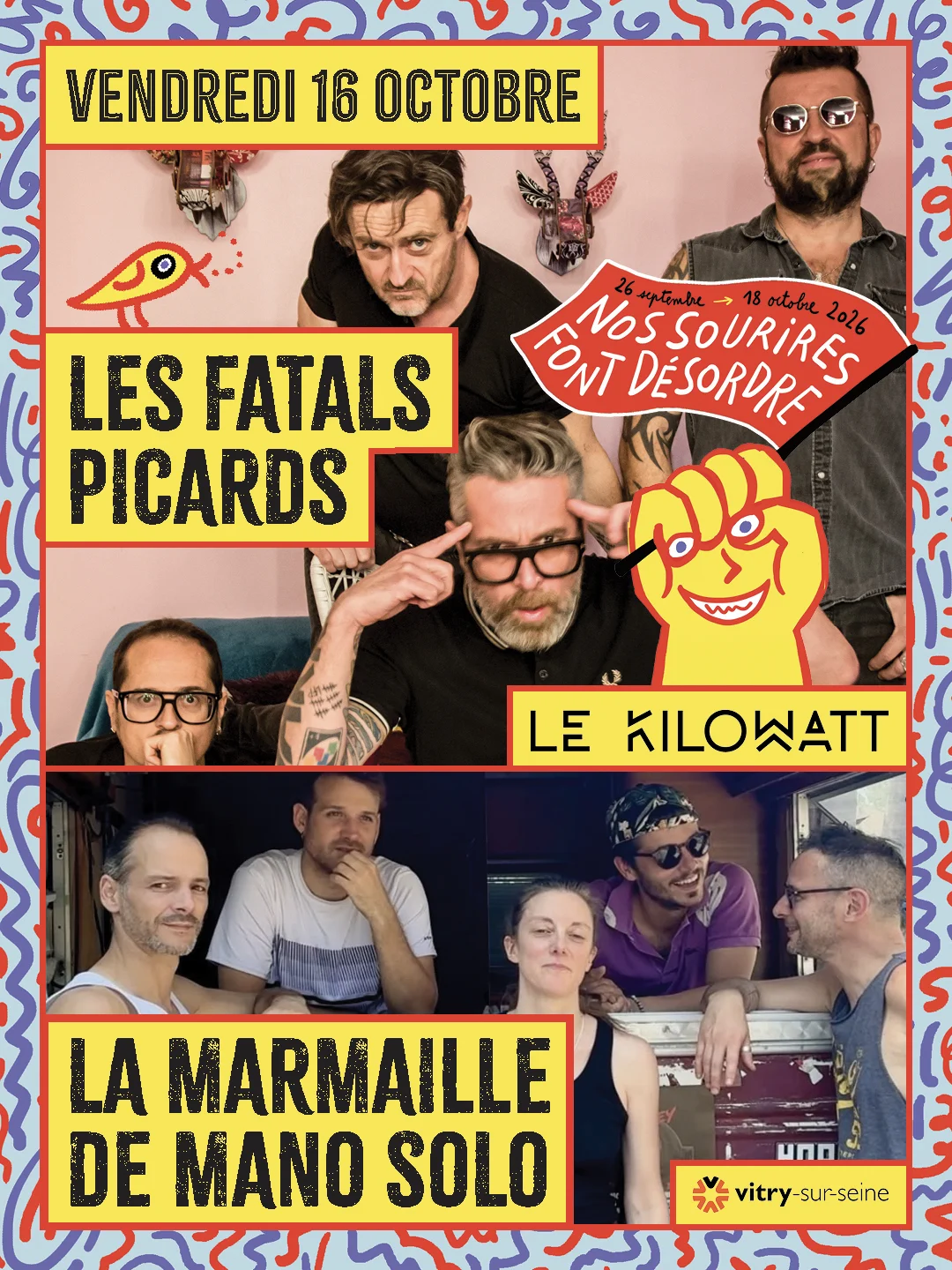 Les Fatals Picards + La Marmaille De Mano Solo