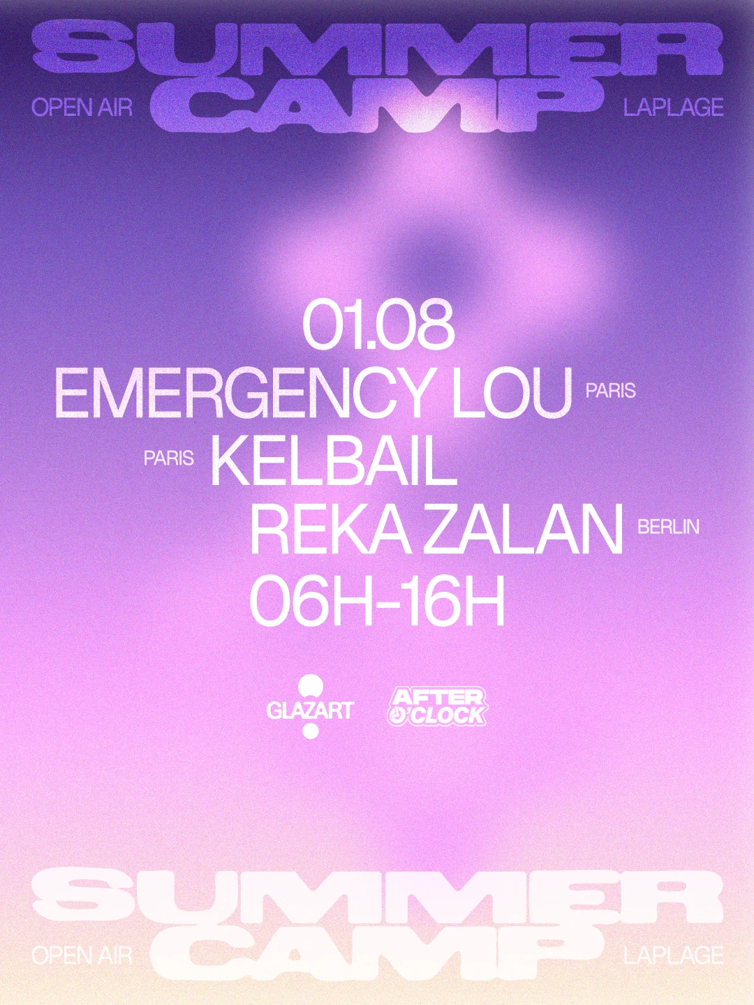 After O'clock X La Plage Open Air : Reka Zalan & More