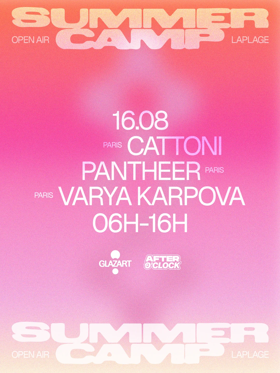 After O'clock X La Plage Open Air : Varya Karpova & More