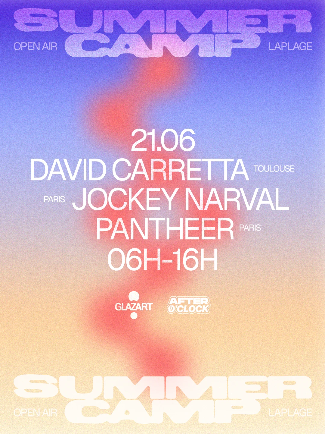 After O'clock X La Plage Open Air : David Carretta & More