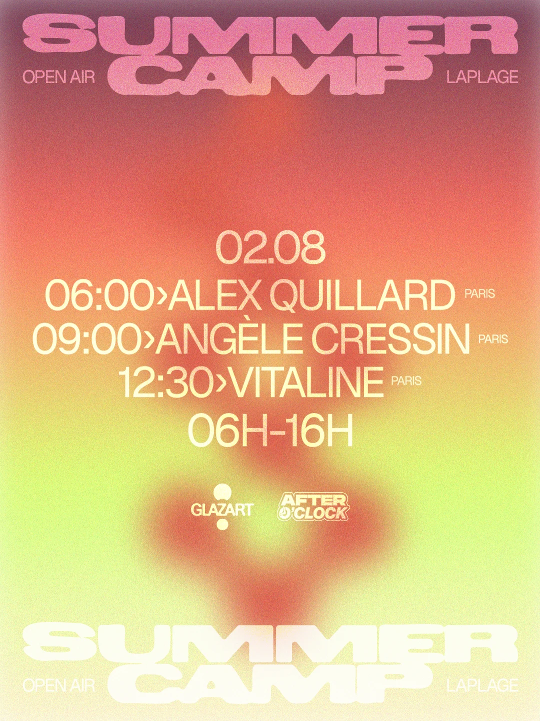 After O'clock X La Plage Open Air : Vitaline & More