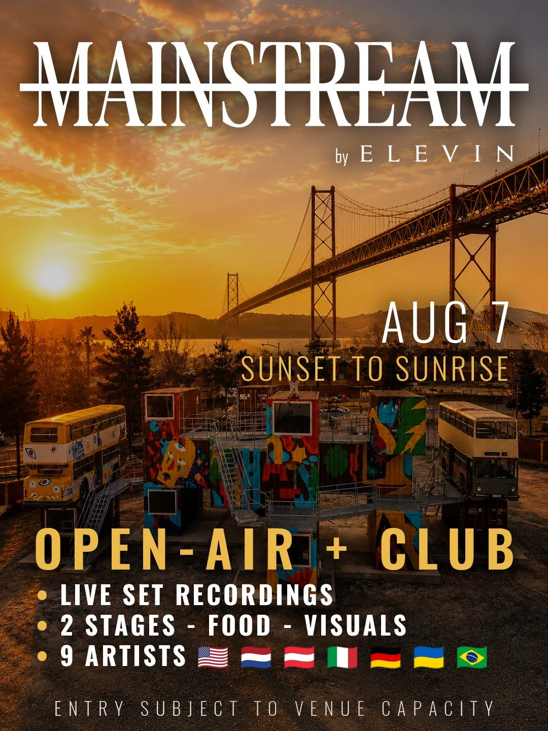 Notmainstream By Elevin | Open-Air + Club | Live Sets Filmed